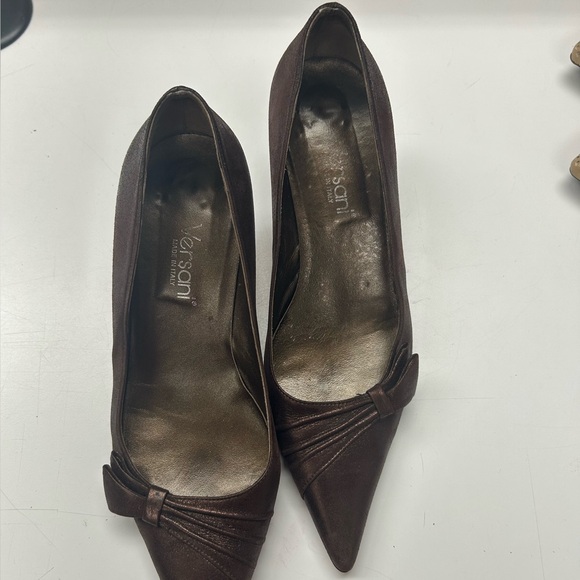 Versani Women's Brown Vintage Heels Size 8 - Picture 9 of 9